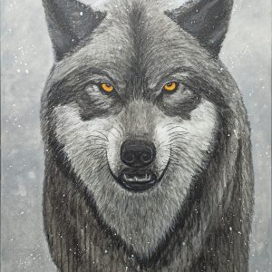 Lobo en la nieve