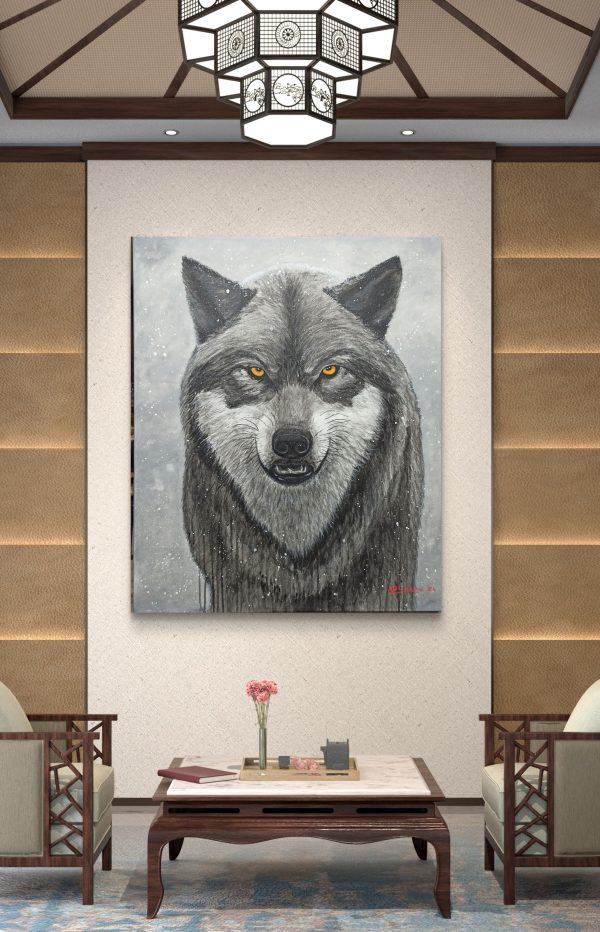 Lobo en la nieve - Imagen 2